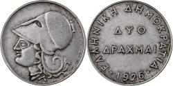 World Coins - Greece, Drachma, 1926, Copper-nickel, , KM:69