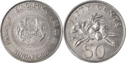 World Coins - Coin, Singapore, 50 Cents, 1988