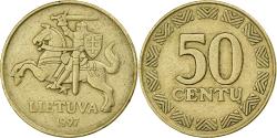 World Coins - Lithuania, 50 Centu, 1997, Nickel-brass, , KM:108