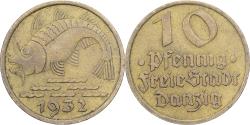 World Coins - Free City of Danzig, 10 Pfennig, 1932, Berlin, Bronze-Aluminium,