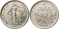 World Coins - Coin, France, Semeuse, 5 Francs, 1990, Paris, , Nickel Clad