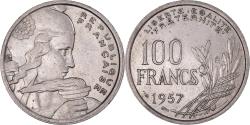 World Coins - Coin, France, Cochet, 100 Francs, 1957, Beaumont - Le Roger,
