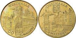 World Coins - Belgium, Token, 50 Mallers, 1980, Brass plated steel,
