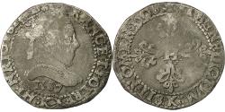 World Coins - Coin, France, Henri III, Demi Franc, 1587, Bordeaux, , Silver
