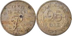World Coins - Coin, Denmark, Frederik IX, 25 Öre, 1961, Copenhagen, , Copper-nickel