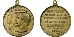 World Coins - France, Medal, Napoléon III, Baptème du Prince Impérial, 1856, Brass