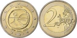World Coins - Malta, 2 Euro, European Monetary Union, 10th Anniversary, 2009, Paris