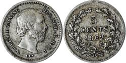 World Coins - Coin, Netherlands, William III, 5 Cents, 1862, , Silver, KM:91