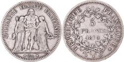 World Coins - Coin, France, Hercule, 5 Francs, 1873, Bordeaux, , Silver, KM:820.2