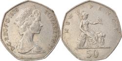 World Coins - Coin, Great Britain, Elizabeth II, 50 New Pence, 1976, , Copper-nickel