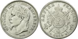 World Coins - Coin, France, Napoleon III, Napoléon III, 2 Francs, 1869, Paris,