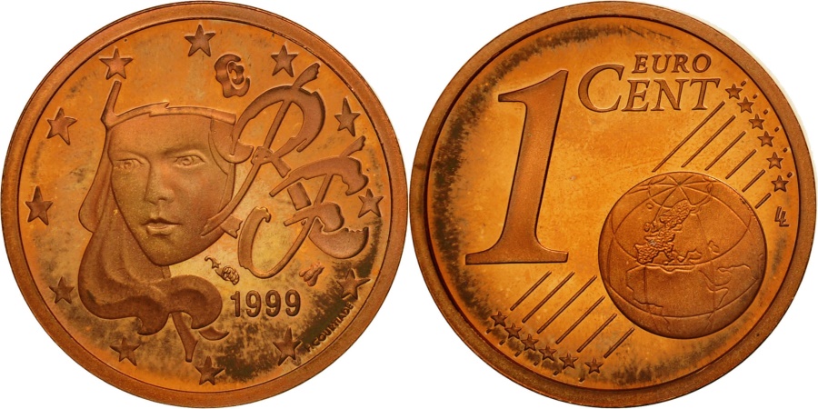 Les cent. Евро монеты 1999. Евро 1999. France Coin. Монета 1999 года 10 Euro Cent что обозначает RF.