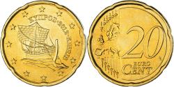 World Coins - Cyprus, 20 Euro Cent, 2012, , Brass, KM:82