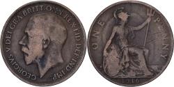 World Coins - Great Britain, George V, Penny, 1916, Bronze, , KM:810