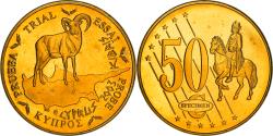 World Coins - Cyprus, 50 Euro Cent, 2003, unofficial private coin, , Brass