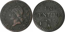 World Coins - France, Centime, Dupré, AN 7, Paris, Bronze, , Gadoury:76, KM:646