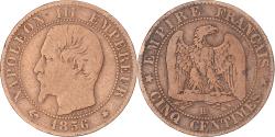 World Coins - Coin, France, Napoleon III, 5 Centimes, 1856, Strasbourg, , Bronze