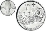World Coins - Coin, VATICAN CITY, Paul VI, 10 Lire, 1969, , Aluminum, KM:111