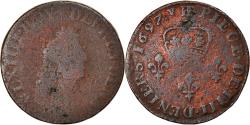 World Coins - Coin, France, Louis XIV, Quatre deniers de Strasbourg, 4 Deniers, 1697