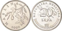World Coins - Coin, Croatia, 20 Lipa, 2009, , Nickel plated steel, KM:7