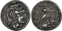 Ancient Coins - Attica, Drachm, 138-137 BC, Athens, Silver, , HGC:4-1635