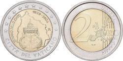 World Coins - Vatican, 2 Euro, Foundation of the Vatican, 75th Anniversary, 2004, Rome