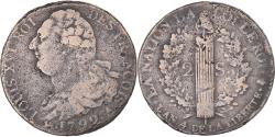 World Coins - Coin, France, 2 sols françois, 2 Sols, 1792, Paris, , Bronze, KM:603.1