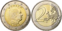 World Coins - Monaco, Albert II, 2 Euro, 2016, MDP, Bi-Metallic,