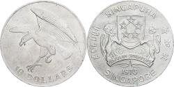 World Coins - Singapore, 10 Dollars, Eagle, 1973, Singapore, Silver, , KM:9