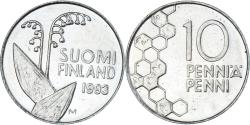 World Coins - Finland, 10 Pennia, 1993
