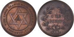 World Coins - Canada, Token, Masonic, Leamington, King Cyrus, Chapter Penny, , Copper