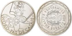 World Coins - France, 10 Euro, Nord-Pas de Calais, 2010, Paris, , Silver