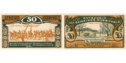 World Coins - Banknote, Germany, Husbyholz, 50 Pfennig, paysage, 1921, 1921-12-31, UNC(63)