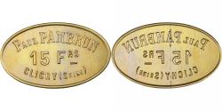 World Coins - France, Épicerie Paul Pambrun, Clichy, 15 Francs, n.d., , Brass