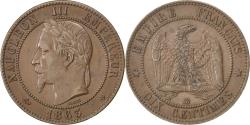 World Coins - Coin, France, Napoleon III, Napoléon III, 10 Centimes, 1863, Strasbourg