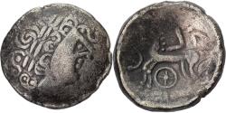 Ancient Coins - Sequani, Helvetii, Statère "à la roue", 2nd-1st century BC, Electrum