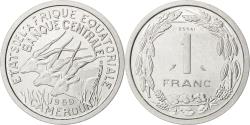 World Coins - Coin, EQUATORIAL AFRICAN STATES, Franc, 1969, Paris, , Aluminium, KM:E7