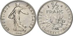 World Coins - France, 1/2 Franc, Semeuse, 1998, Paris, BU, Nickel, , Gadoury:429