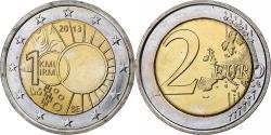 World Coins - Belgium, 2 Euro, Institut Météorologique, 2013, Brussels,