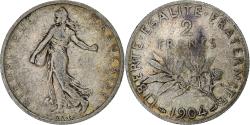 World Coins - France, Semeuse, 2 Francs, 1904, Paris, , Silver, KM:845.1