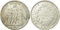 World Coins - Coin, France, Hercule, 5 Francs, 1871, Bordeaux, , Silver, KM:820.2