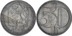 World Coins - Czechoslovakia, 50 Haleru, 1986