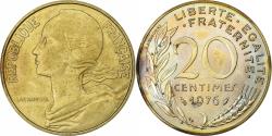 World Coins - France, 20 Centimes, Marianne, 1976, MDP, série FDC, Bronze-Aluminium