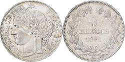 World Coins - France, 5 Francs, Cérès, 1871, Bordeaux, Silver, , Gadoury:742