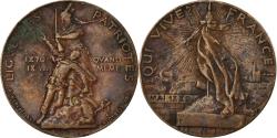 World Coins - France, Token, Ligue des Patriotes, History, 1882, Mercié, , Bronze