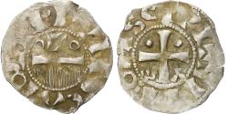World Coins - County of Champagne, Denier, ca. 1050-1100, Provins & Sens, Billon,