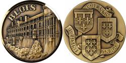 World Coins - France, Medal, Touraine, Orléanais, Anjou, Blois, Bronze, J. Balme,