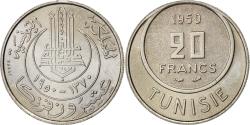 World Coins - Coin, Tunisia, Muhammad al-Amin Bey, 20 Francs, 1950, Paris,