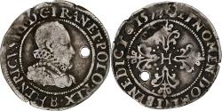 World Coins - France, 1/4 Franc col fraisé, 1577, Rouen, Silver, , Gadoury:480