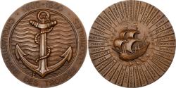 World Coins - France, Medal, Cinquantenaire des Troupes Coloniales, 1950, MDP, Bronze